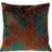 Paoletti Palm Grove Velvet Jacquard Complete Decoration Pillows Orange, Multicolour (50x50cm)