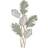 Dkd Home Decor Metal White Green Modern Leaf of a plant 57 103 Wall Decor