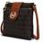 MKF Collection Wrigley M Signature Crossbody Bag - Brown