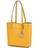 MKF Collection Lea Tote Handbag - Mustard