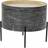 Dkd Home Decor Side Silver Black Coffee Table