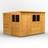 power Single 4x8 Pent Wooden Shed (Building Area )