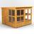 power W D Double Door Pent Shiplap Dip Treated Potting Shed 8x8 (Building Area )