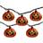 Northlight Seasonal 10ct. Jack O Lantern Shaped Halloween Lights Orange