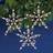 Solid Oak Nostalgic Beaded Kit-Crystal & Gold Stars Makes Christmas Tree Ornament
