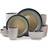 Elama Modern Dot 16-Piece Contemporary Dinner Set 16