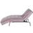 Beliani Velvet Chaise Longue LOIRET Sofa