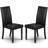 Julian Bowen Hudson Black Kitchen Chair 96cm 2pcs