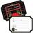 Red Carpet Hollywood Shaped Fill-in Invitations with Envelopes 12 Ct Red