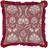 Paoletti Kirkton Floral Pleated Complete Decoration Pillows Red (50x50cm)