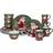 Certified International Christmas Lodge Santa 16 Dinner Set