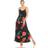 White Mark Womens Floral Strap Dress