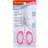 Singer Comfort Grip Craft Scissors 4"-Pink