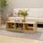 vidaXL brown Solid Pinewood Coffee Table