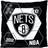 Northwest NBA 235 Nets Connector Velvet Reverse Complete Decoration Pillows Black, Multicolor