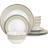 Martha Stewart Gold Rimmed 12pc Ceramic Dinner Set