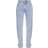 PrettyLittleThing Petite Dip Waist Split Hem Denim Jeans - Blue