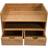 Sorbus 3-Tier Bamboo Shelf Organizer