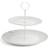 Wedgwood Gio Platinum Two Tier Cake Stand