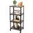 Mind Reader 39.2" & 4-Tier Rolling Cart Trolley Table