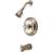 Kingston Brass KB2638EX Tub & Shower Grey, Nickel