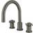 Kingston Brass KS8328DX Two Handle Roman Tub Grey, Nickel