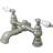 Kingston Brass CC1132T Vintage Deck Clawfoot Tub Filler Nickel, Gray