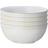 Denby Natural Canvas Set Of 4 Textured Cereal Breakfast Bowl