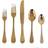 Mepra Coccodrillo Bronzo Flatware Cutlery Set