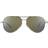 Serengeti Eyewear Carrara Small Shiny Silver Polarized 555nm