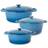 Berghoff Neo 6pc Cast Iron Dutch Oven Cookware Set with lid