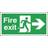 Sign Fire Exit Arrow