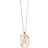 Pdpaola Womens Gold Letter X Mini 18ct Yellow-gold Plated Sterling-silver and Zirconia Pendant Necklace