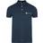 Aquascutum Aldis Crest Block Logo Polo Shirt - Navy Blue