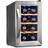 Ivation Thermoelectric 8-Bottle Free Standing Black, Gray, White