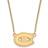 LogoArt Women's Montreal Canadiens Gold Plated Pendant Necklace