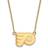 LogoArt Women's Philadelphia Flyers Gold Plated Pendant Necklace