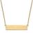 LogoArt Women's Montreal Canadiens Gold Plated Bar Necklace