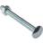 Forgefix 10CB8110 Carriage Bolt & Nut ZP M8 Bag