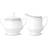 Noritake Satin Flourish and Creamer, Set of 2 Sugar Bowl