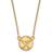 LogoArt Women's Buffalo Sabres Gold Plated Pendant Necklace