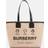 Burberry Womens Beige Heritage Medium Canvas Tote bag