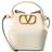 Valentino Vlogo Leather Bucket Bag