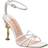 Sophia Webster White Flo Flamingo Heeled Sandals White & Gold IT