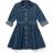 Polo Ralph Lauren Girl's Belted Fit-and-Flare Denim Shirtdress, 2-6X INDIGO