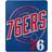 Northwest NBA Philadelphia 76ers Fleece Blankets Red, Blue