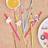 Ginger Ray Farm animal paper straws farmyard birthday tableware childrens x 16