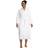 Lands' End Women's Long Sleeve Cotton Spa Bath Robe White Regular