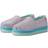 Toms Kids Youth Grey Blue Multi Twill Glimmer Alp Platform Alpargatas Shoes