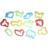 Pack of 12 Animal Shaped Dough Cookie Cutter